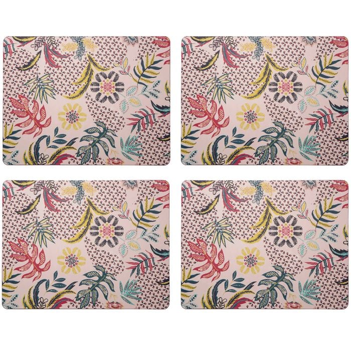 4PK Ladelle Mackay 28x28cm Hardboard/Cork Placemat