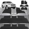 6D Diamond Car Floor Mats for Toyota Kluger 2007-2013-Ultimate Set-Black-Outback GT