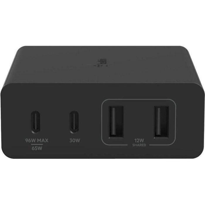 Belkin BoostCharge Pro 108 W AC Adapter - Universal Adapter - USB - USB Type-C - For MacBook Pro, iPhone - Black