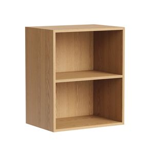Kaboodle 300-399mm Oak Latte Customisable Deep Wall Open Shelf