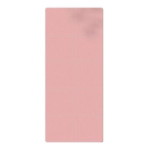 NNETM TPE Pilates Reformer Mat Soft Foldable Shock-Absorbing for Home Gym (Pink)