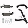 Ignite Exhausts DPF Back for Toyota Landcruiser 200 Series 4.5L V8 Twin 3" To Single 3.5" With Mufflers Black Aluminised Steel