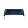 Charlie's Elevated Trampoline Bolster Sofa Dog Bed Blue Medium