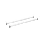 Flexi Storage Home Solutions 435mm White Basket Frame Cross Bars - 4 Pack