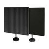 2x Auralex DeskMAX 2ft Portable Podcasting Panel Filter Shield w/ Stand Charcoal