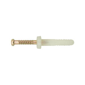 Macsim 5 x 25mm Round Nylon Nail In Plugs - 25 Pack