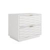 Sauder Morgan Main Side Unit Bedside Drawer Unit 2 Drawers White