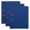 3x Marbig Pe Lever Arch File Folder A4 Document Paper Organiser Holder Blue