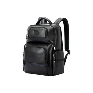 BOPAI 15.6" High-End Cowhide Leather Laptop Backpack 33L B9171