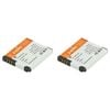 2PK Jupio Li-Ion 3.6V 690mAh Rechargeable Battery For Panasonic DMW-BCL7 Camera