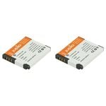 2PK Jupio Li-Ion 3.6V 690mAh Rechargeable Battery For Panasonic DMW-BCL7 Camera