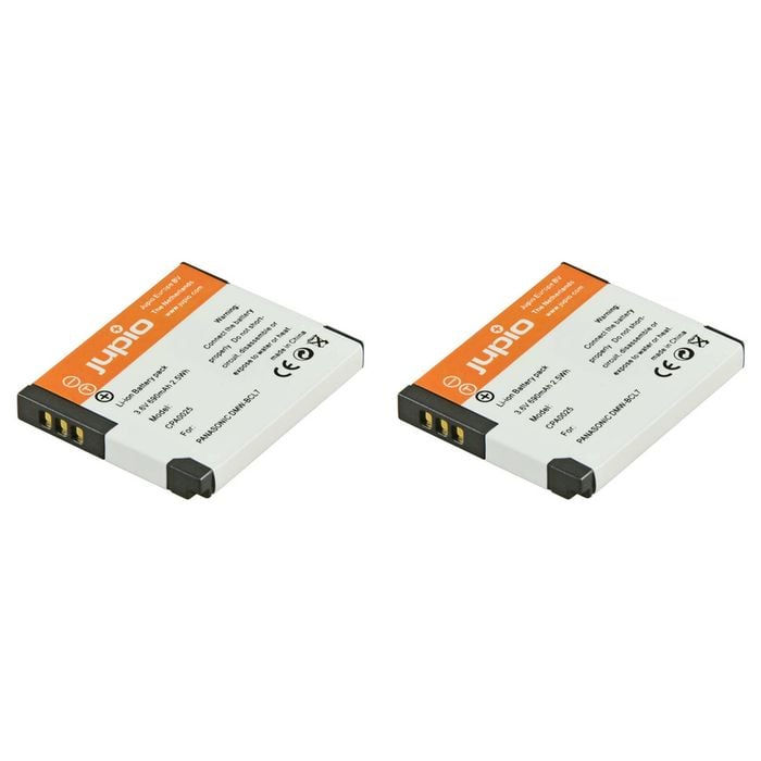 2PK Jupio Li-Ion 3.6V 690mAh Rechargeable Battery For Panasonic DMW-BCL7 Camera