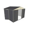 Build-a-Shed 3.0 x 3.0 x 2.3m Double Sliding and Single Hinge Door Shed - Grey