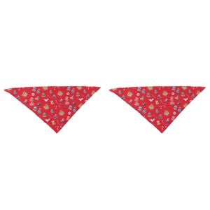 2PK Harry Potter Dog Bandana Neck Accessory Large 44cm - Red