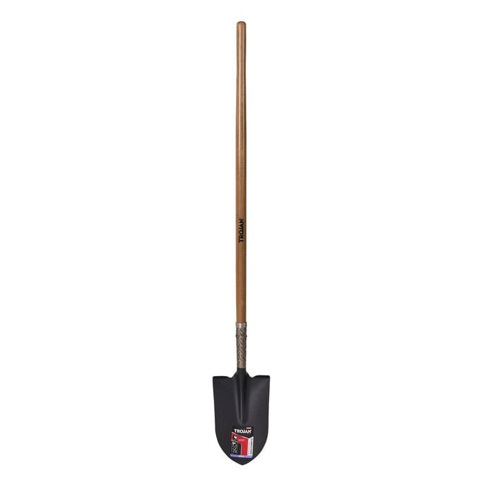 Trojan Plumbers Shovel Timber Long Handle 