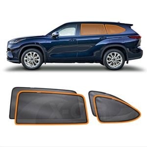 Port Rear Window Sun Shade for Toyota KLUGER 2021-Onwards Car Sun Blind Mesh