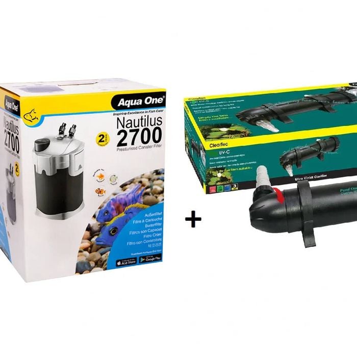 Aqua One Nautilus 2700 With Uv Canister Filter