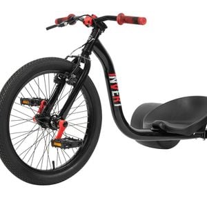 Invert 20" Kids Drift Trike - Big Wheel Slider Black/red