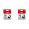 2PK Canon Pixma PG645XL Ink Cartridge 400 Page Yield - Black