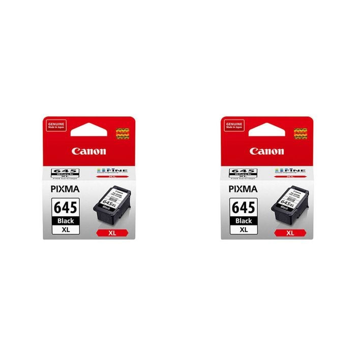 2PK Canon Pixma PG645XL Ink Cartridge 400 Page Yield - Black