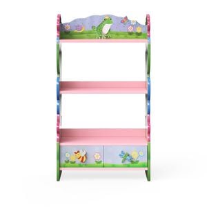 Teamson Fantasy Fields Magic Garden Kids 3-Tier Bookshelf & Drawer, Multi