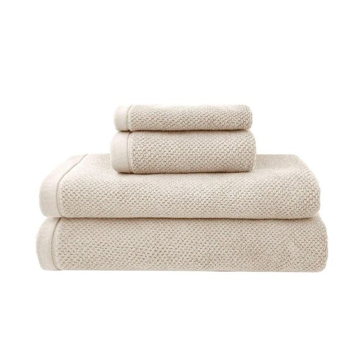 Bambury Angove Bath Towel Range - Pebble - Bath Sheet