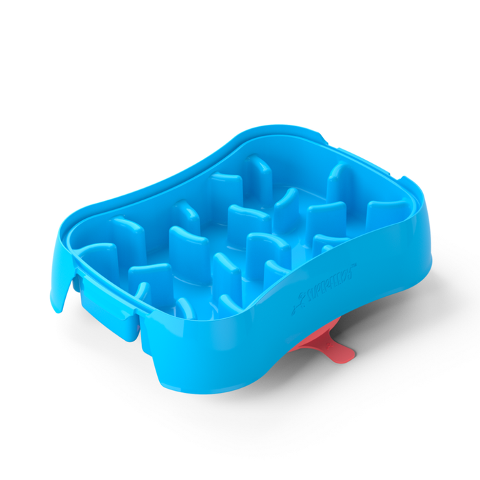 Super Feedy Slow Feeder Dog Bowl - Blue