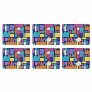 Ashdene Puli Puli Placemat 6 Pack - Purple