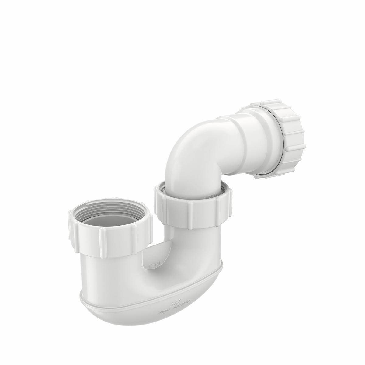 Caroma 50mm White Short P Trap Inlet - Bunnings Australia