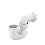 Caroma 50mm White Short P Trap Inlet