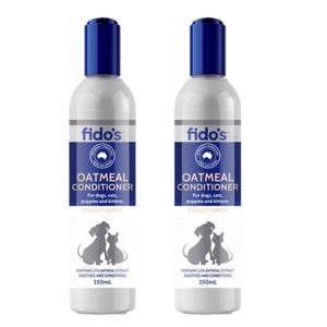 2PK Fidos Pet Dogs & Cats Oatmeal Conditioner Grooming Care 250ml