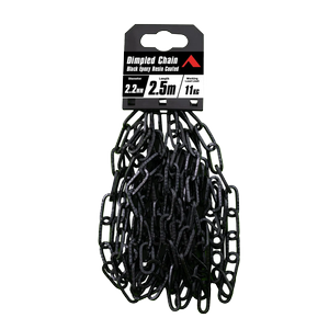 Pinnacle 2.2mm x 2.5m Black Matt Dimpled Chain