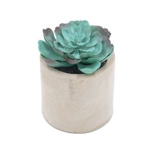 UN-REAL 13cm Blue Artificial Succulent - Blue