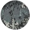 Handmade Coastal Wool Rug-6265-Silver-150x150cm
