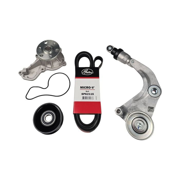 Engine Drive Belt Idler Tensioner & Water Pump Kit For Honda HRV HR-V RU5 R18ZF