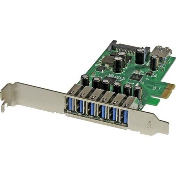 Startech.com Usb Adapter - Pci Express X1 - Plug-in Card - 7 Total Usb Port(s) - 7 Usb 3.0 Port(s) - Pc, Linux