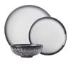 Maxwell & Williams Caviar Granite Dinner Set 12pc
