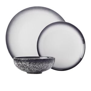 Maxwell & Williams Caviar Granite Dinner Set 12pc