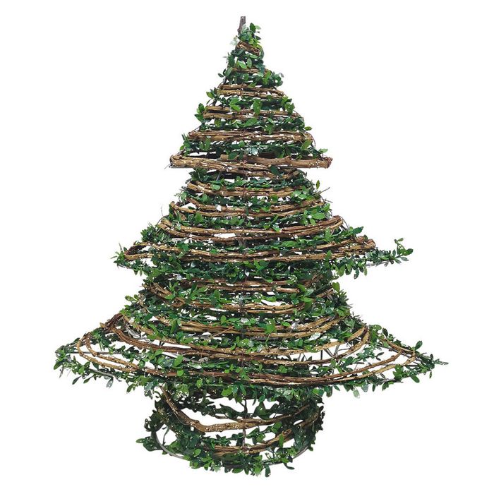 LVD Xmas Tree Jingle Festive Christmas Home/Office Decor w/ Led Light 40cm