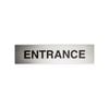 Sandleford 200 x 50mm Stainless Steel Entrance Sign