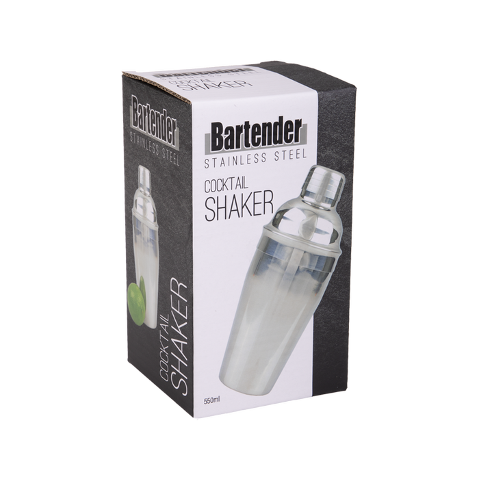 Bartender Barware Stainless Steel Cocktail Shaker 550ml