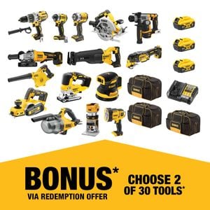 DeWALT 18V XR 15 Piece Combo Kit DCZ1585P3-XE
