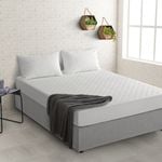 Natural Home Cotton Quilted Mattress Protector - King Bed