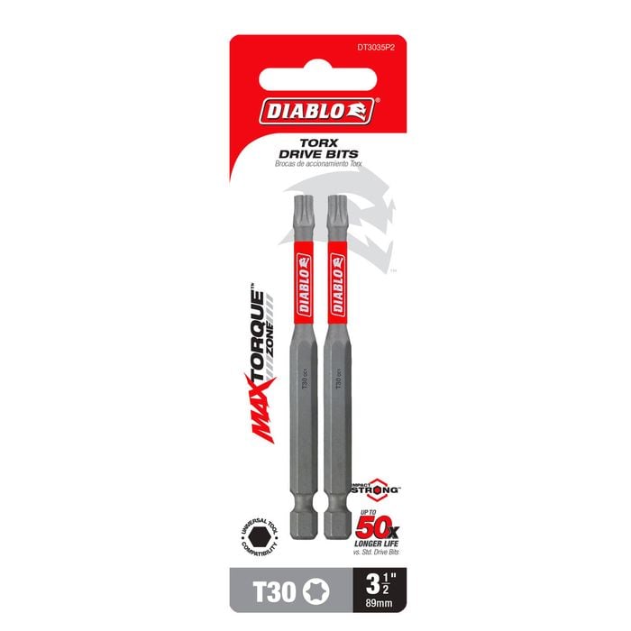 Diablo Bit T30 3.5" 2 Pack