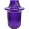 LVD Glass Vase Soho Grape Home Decor 14x22.5cm - Purple