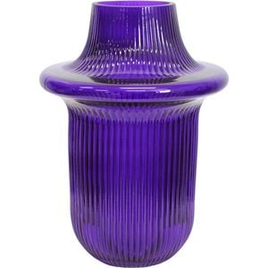LVD Glass Vase Soho Grape Home Decor 14x22.5cm - Purple