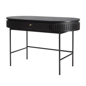 Nola 1.2m Wooden Study Desk - Black
