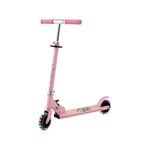 Costway Kick Scooter Rear Brake 2 Flashing Wheels Pink