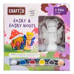 Crafted Paint Your Own Fairy and Fairy House - 2 Pack