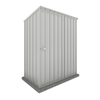 Absco Sheds 1.52 x 0.78 x 1.8m Zincalume Single Door Reverse Skillion Garden Shed